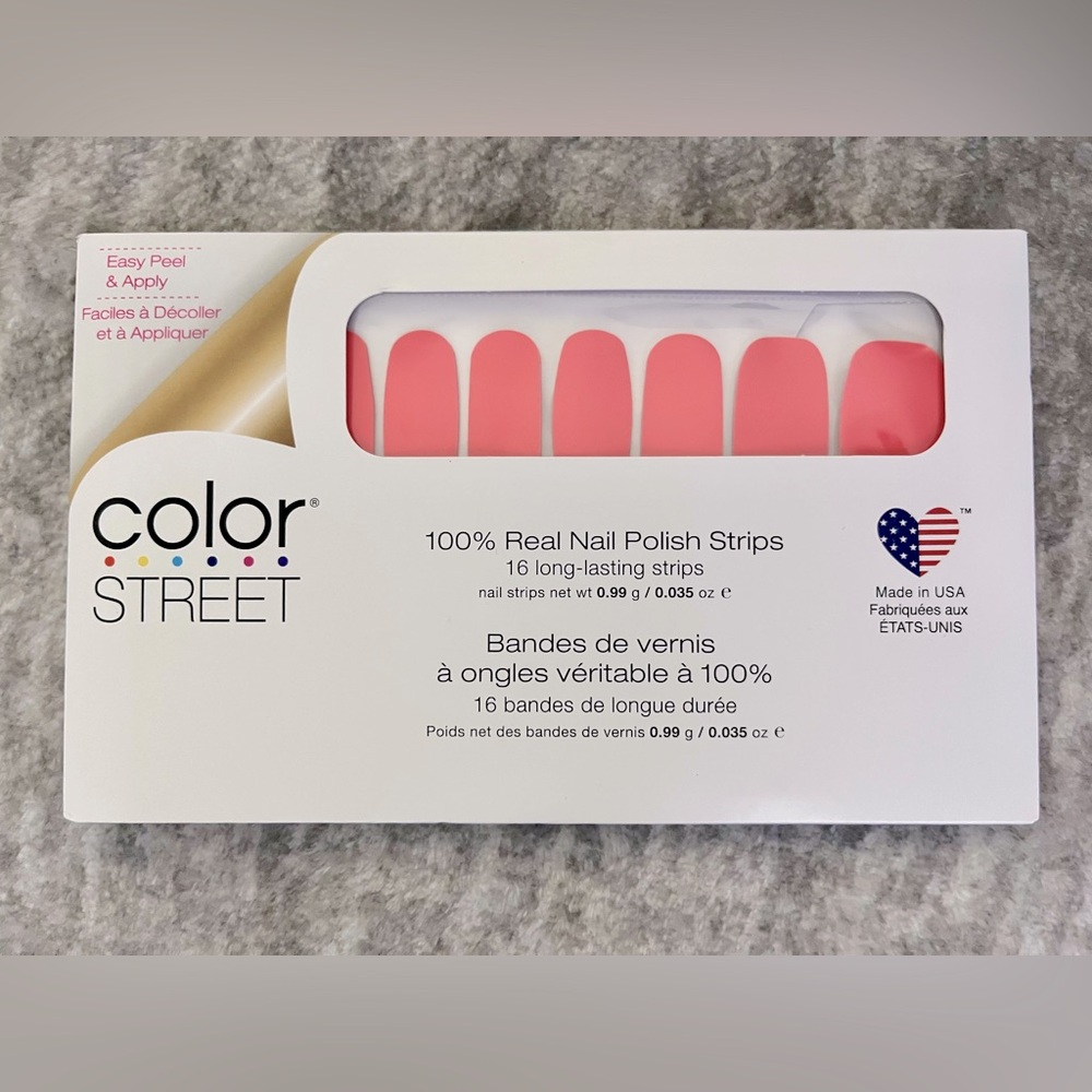 Color street -Caribbean Coral nail polish strips